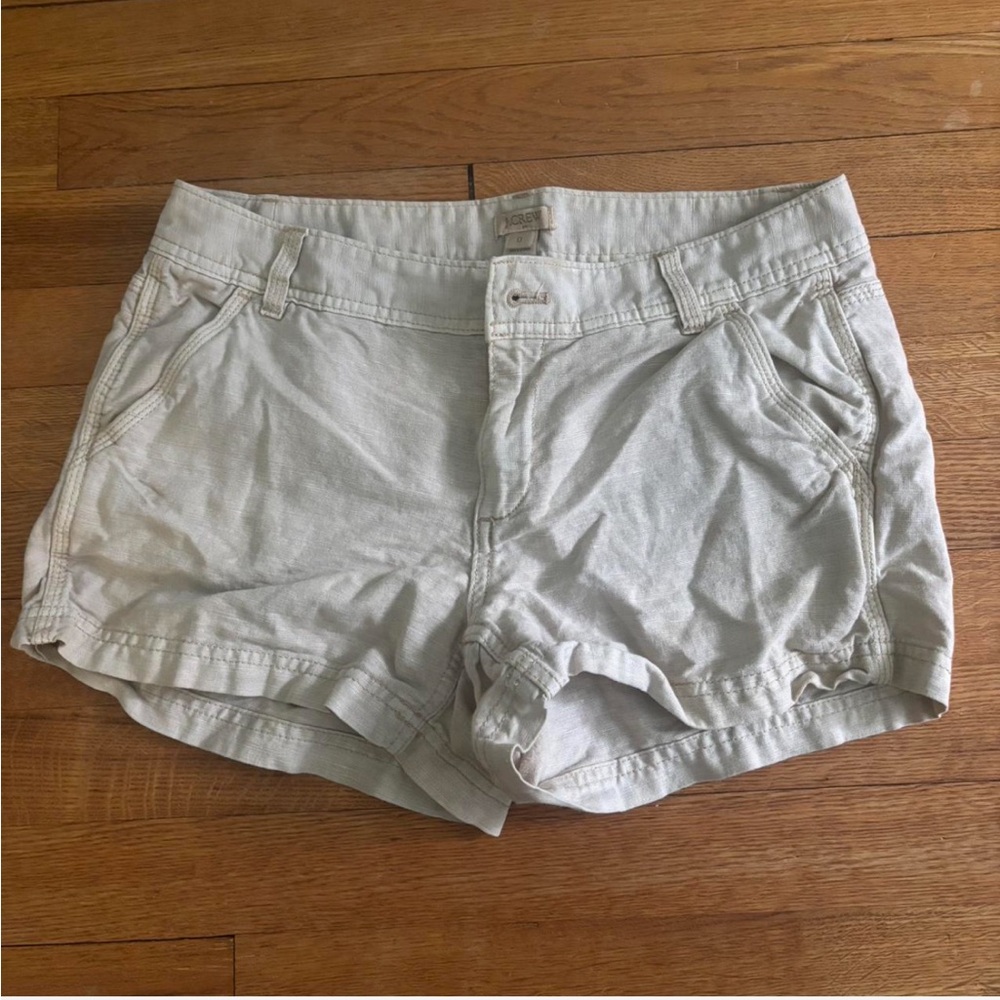 J. Crew Women's Light Tan Cargo Shorts